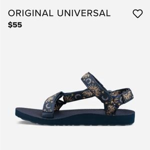 Teva Original Universal Sandal in sun and moon insignia blue